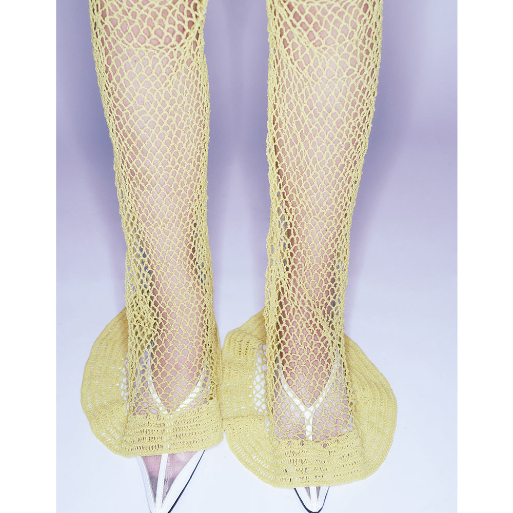 Hand woven bell bottoms