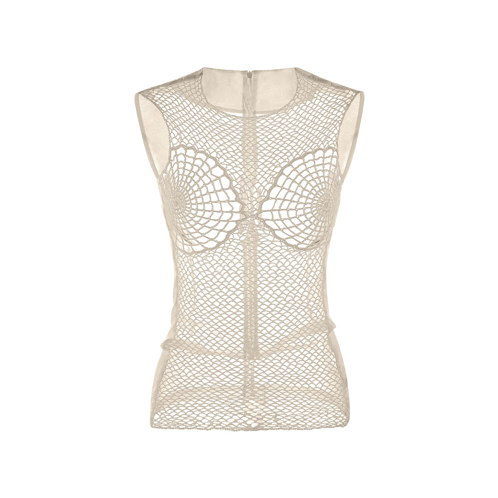 Chip cut-out splicing vest